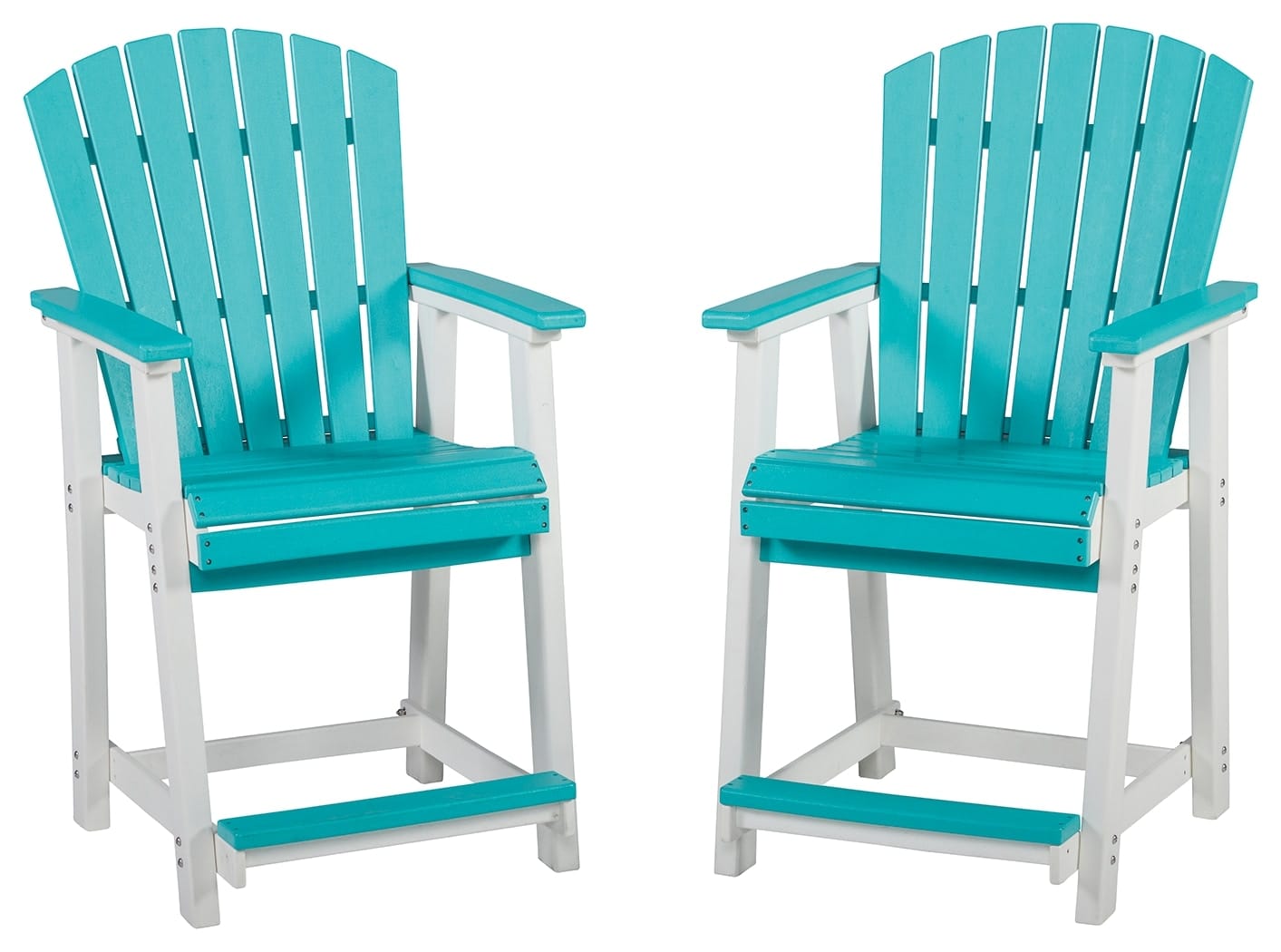 Ashley Outdoor/Patio Eisely Outdoor Counter Height Bar Stool (Set of 2) P208-124