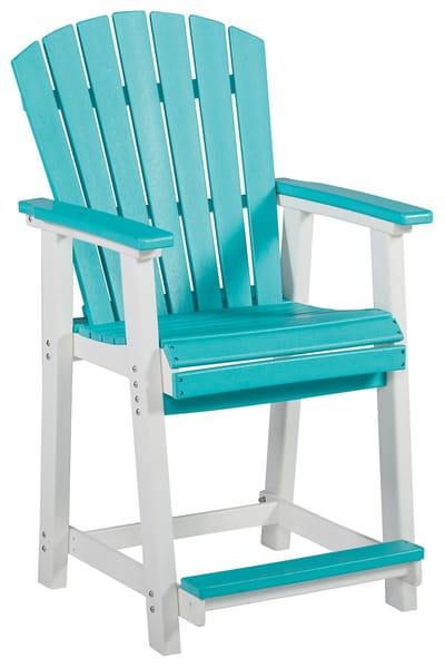 Ashley Outdoor/Patio Eisely Outdoor Counter Height Bar Stool (Set of 2) P208-124