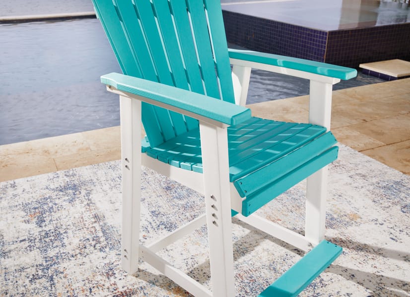 Ashley Outdoor/Patio Eisely Outdoor Counter Height Bar Stool (Set of 2) P208-124