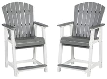 Ashley Outdoor/Patio Transville Outdoor Counter Height Bar Stool (Set of 2) P210-124