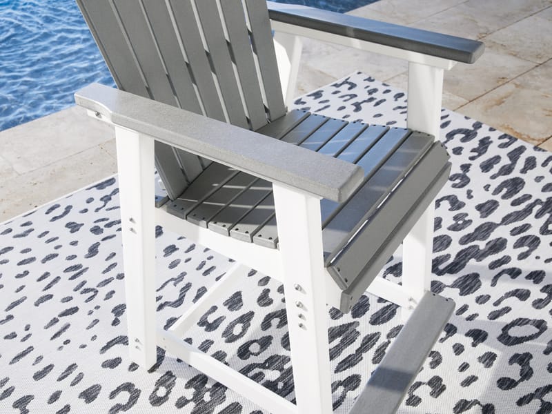 Ashley Outdoor/Patio Transville Outdoor Counter Height Bar Stool (Set of 2) P210-124