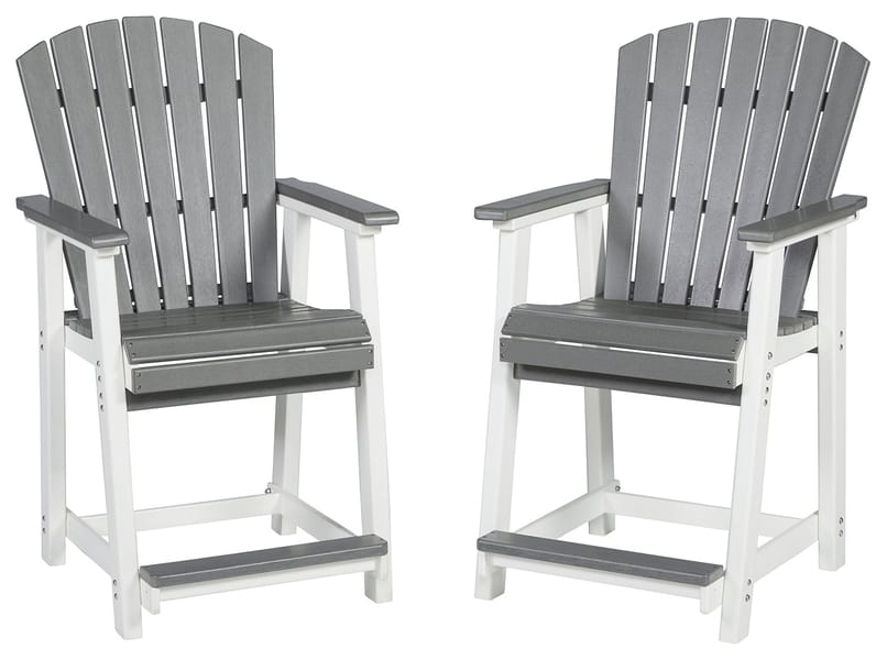 Ashley Outdoor/Patio Transville Outdoor Counter Height Bar Stool (Set of 2) P210-124