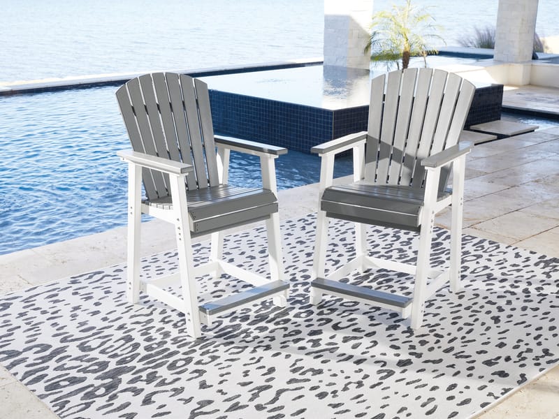 Ashley Outdoor/Patio Transville Outdoor Counter Height Bar Stool (Set of 2) P210-124