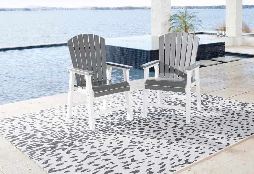Ashley Outdoor/Patio Transville Outdoor Dining Arm Chair (Set of 2) P210-601A