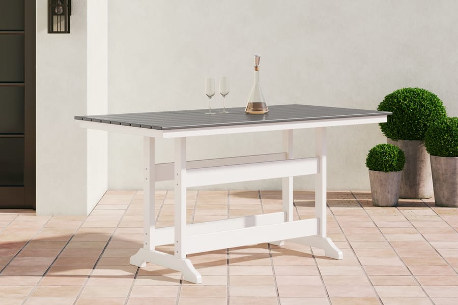 Ashley Outdoor/Patio Transville Outdoor Counter Height Dining Table P210-642