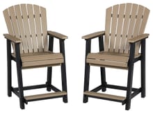 Ashley Outdoor/Patio Fairen Trail Outdoor Counter Height Bar Stool (Set of 2) P211-124