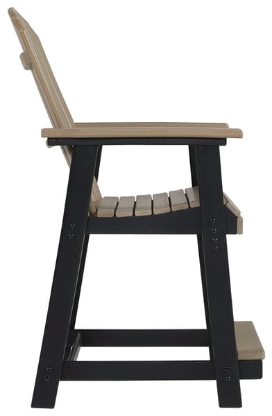 Ashley Outdoor/Patio Fairen Trail Outdoor Counter Height Bar Stool (Set of 2) P211-124