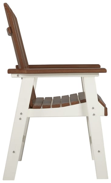 Ashley Outdoor/Patio Genesis Bay Outdoor Dining Arm Chair (Set of 2) P212-601A