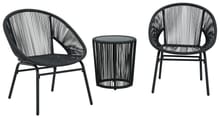 Ashley Outdoor/Patio Mandarin Cape Outdoor Table and Chairs (Set of 3) P312-049