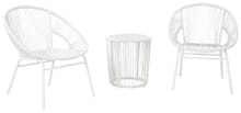 Ashley Outdoor/Patio Mandarin Cape Outdoor Table and Chairs (Set of 3) P312-050