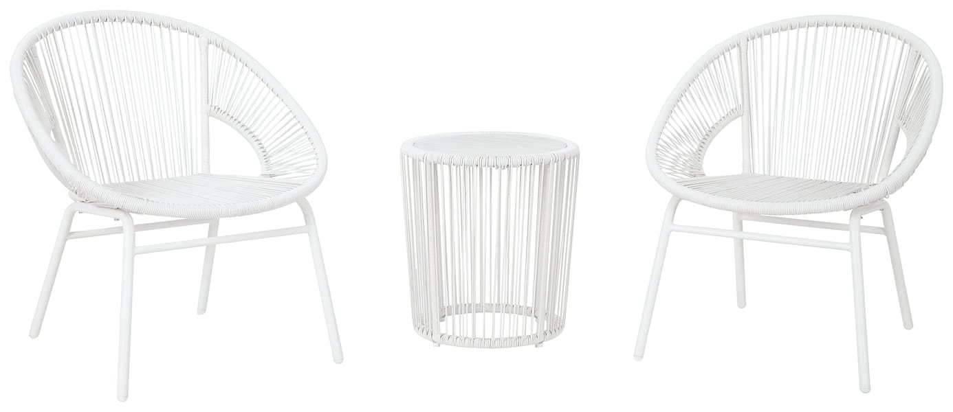 Ashley Outdoor/Patio Mandarin Cape Outdoor Table and Chairs (Set of 3) P312-050