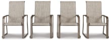 Ashley Outdoor/Patio Beach Front Sling Arm Chair (Set of 4) P323-601A