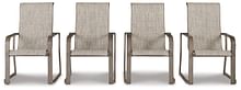 Ashley Outdoor/Patio Beach Front Sling Arm Chair (Set of 4) P323-601A