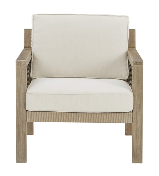 Ashley Outdoor/Patio Barn Cove Lounge Chair with Cushion (Set of 2) P342-820