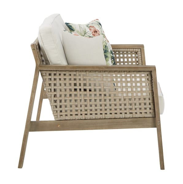 Ashley Outdoor/Patio Barn Cove Loveseat with Cushion P342-835