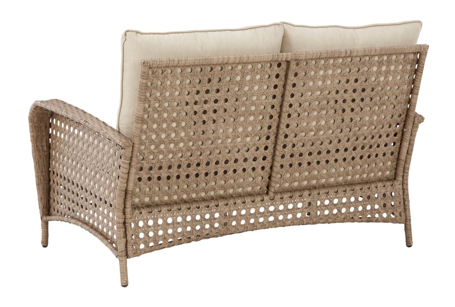 Ashley Outdoor/Patio Braylee Outdoor Loveseat with Table (Set of 2) P345-035