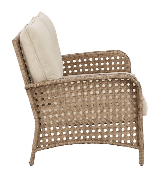 Ashley Outdoor/Patio Braylee Outdoor Loveseat with Table (Set of 2) P345-035