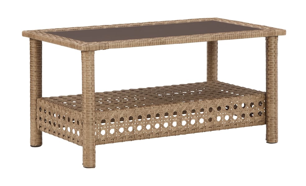Ashley Outdoor/Patio Braylee Outdoor Loveseat with Table (Set of 2) P345-035