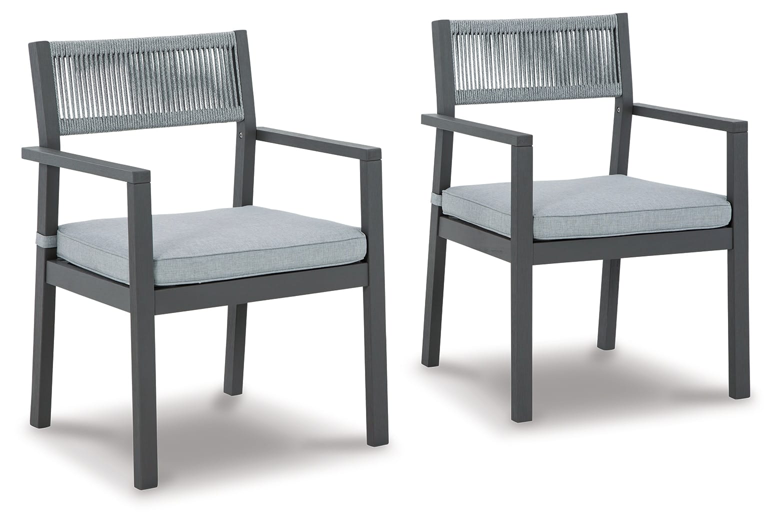 Ashley Outdoor/Patio Eden Town Arm Chair with Cushion (Set of 2) P358-601A
