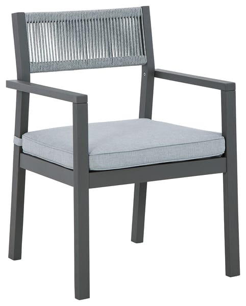 Ashley Outdoor/Patio Eden Town Arm Chair with Cushion (Set of 2) P358-601A