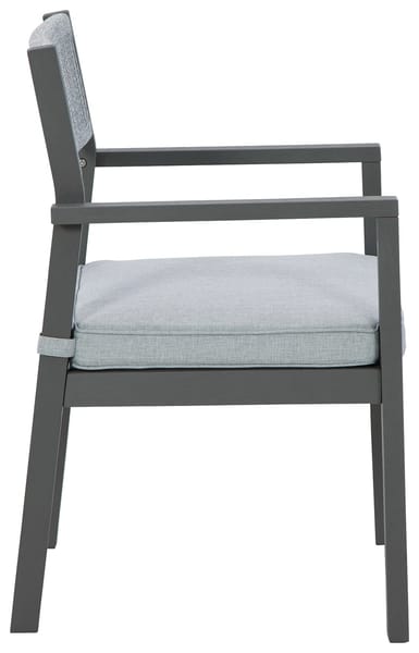 Ashley Outdoor/Patio Eden Town Arm Chair with Cushion (Set of 2) P358-601A