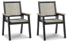 Ashley Outdoor/Patio Mount Valley Arm Chair (set Of 2) P384-603A