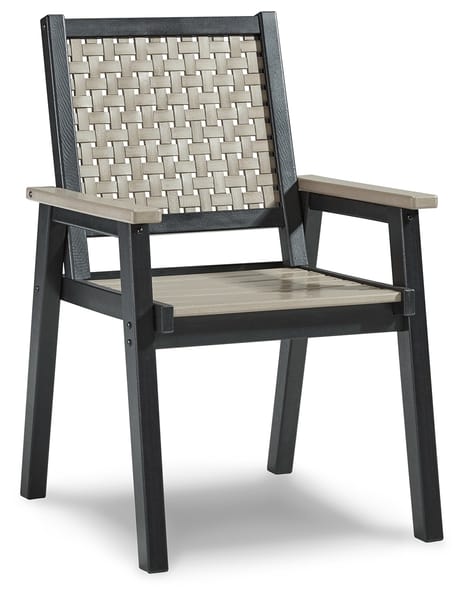 Ashley Outdoor/Patio Mount Valley Arm Chair (set Of 2) P384-603A