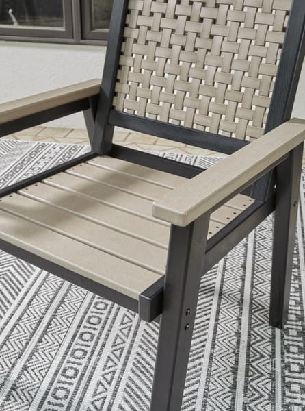 Ashley Outdoor/Patio Mount Valley Arm Chair (set Of 2) P384-603A