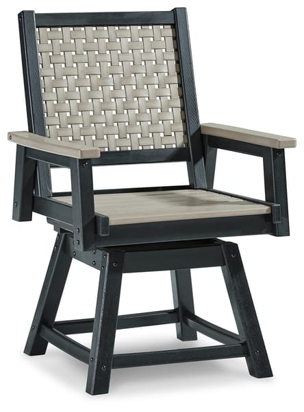 Ashley Outdoor/Patio Mount Valley Swivel Chair (Set of 2) P384-604A