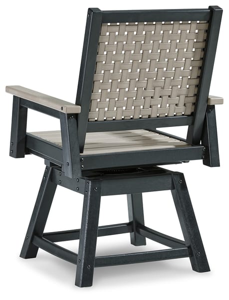 Ashley Outdoor/Patio Mount Valley Swivel Chair (Set of 2) P384-604A