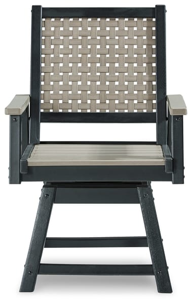 Ashley Outdoor/Patio Mount Valley Swivel Chair (Set of 2) P384-604A