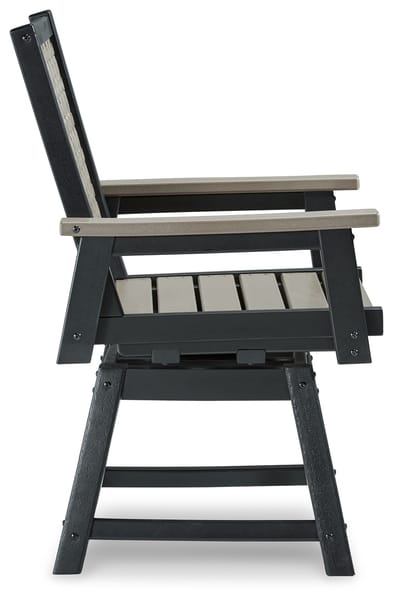 Ashley Outdoor/Patio Mount Valley Swivel Chair (Set of 2) P384-604A