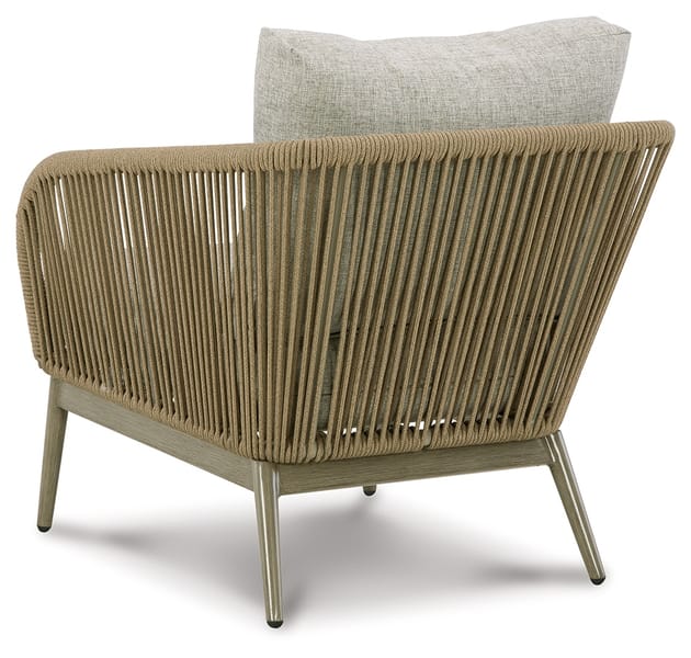 Ashley Outdoor/Patio Swiss Valley Lounge Chair with Cushion (Set of 2) P390-820