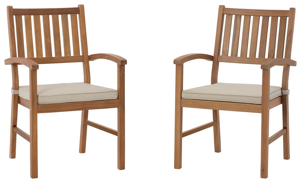 Ashley Outdoor/Patio Janiyah Outdoor Dining Arm Chair (Set of 2) P407-601A