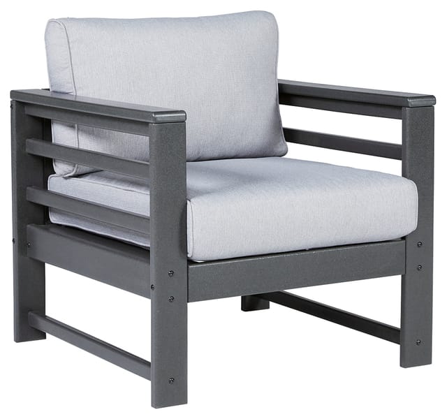Ashley Outdoor/Patio Amora Outdoor Lounge Chair with Cushion (Set of 2) P417-820