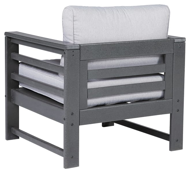 Ashley Outdoor/Patio Amora Outdoor Lounge Chair with Cushion (Set of 2) P417-820
