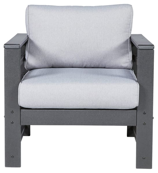 Ashley Outdoor/Patio Amora Outdoor Lounge Chair with Cushion (Set of 2) P417-820