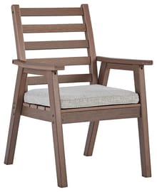 Ashley Outdoor/Patio Emmeline Outdoor Dining Arm Chair with Cushion (Set of 2) P420-601A