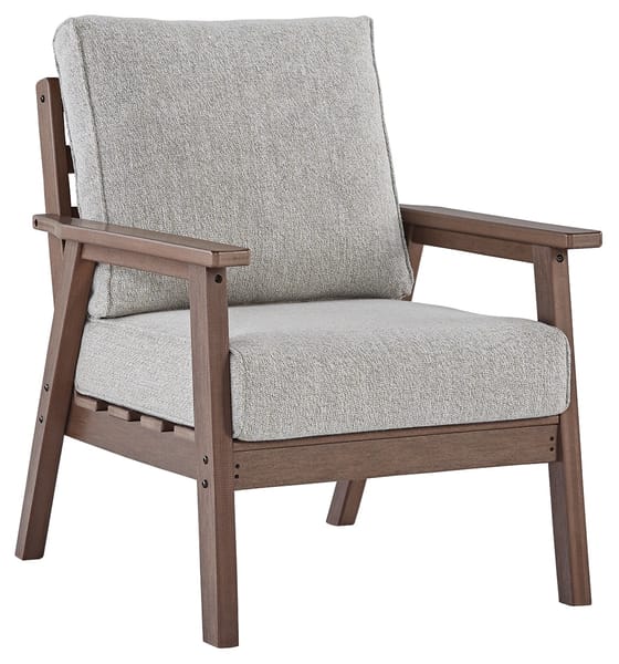 Ashley Outdoor/Patio Emmeline Outdoor Lounge Chair with Cushion (Set of 2) P420-820