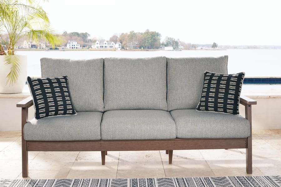 Ashley Outdoor/Patio Emmeline Outdoor Sofa with Cushion P420-838