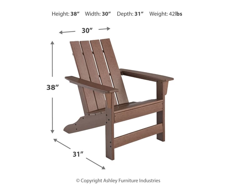 Ashley Outdoor/Patio Emmeline Adirondack Chair P420-898