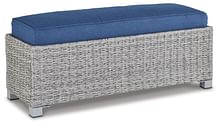 Ashley Outdoor/Patio Naples Beach Outdoor Bench with Cushion P439-600