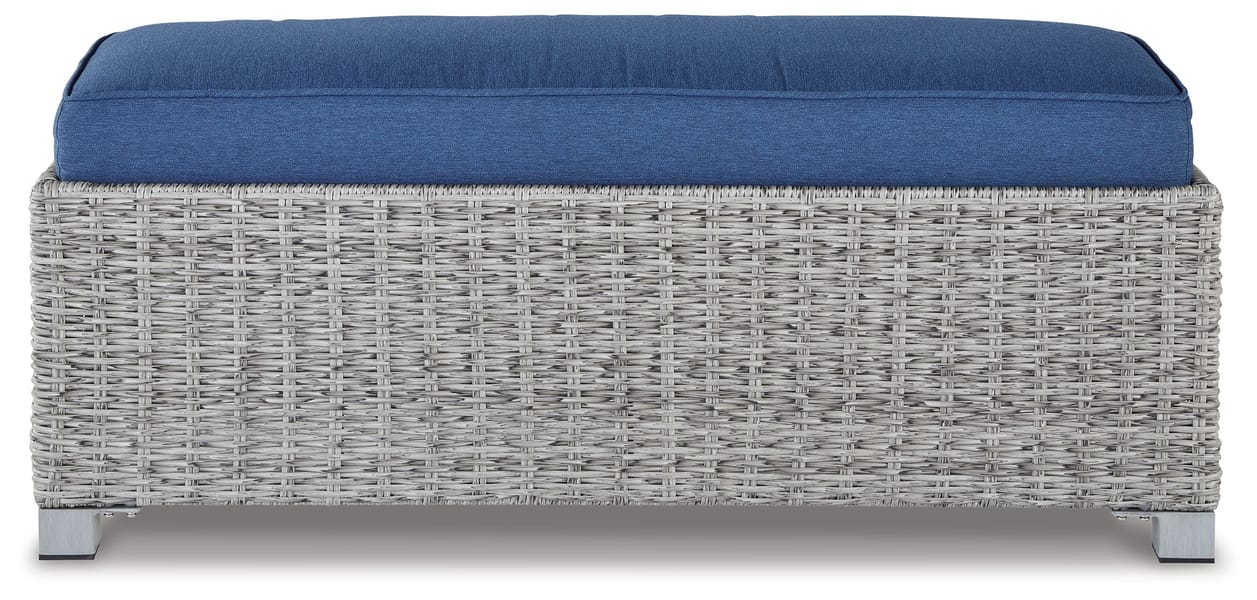 Ashley Outdoor/Patio Naples Beach Outdoor Bench with Cushion P439-600