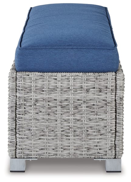 Ashley Outdoor/Patio Naples Beach Outdoor Bench with Cushion P439-600
