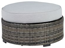 Ashley Outdoor/Patio Harbor Court Ottoman with Cushion P459-814