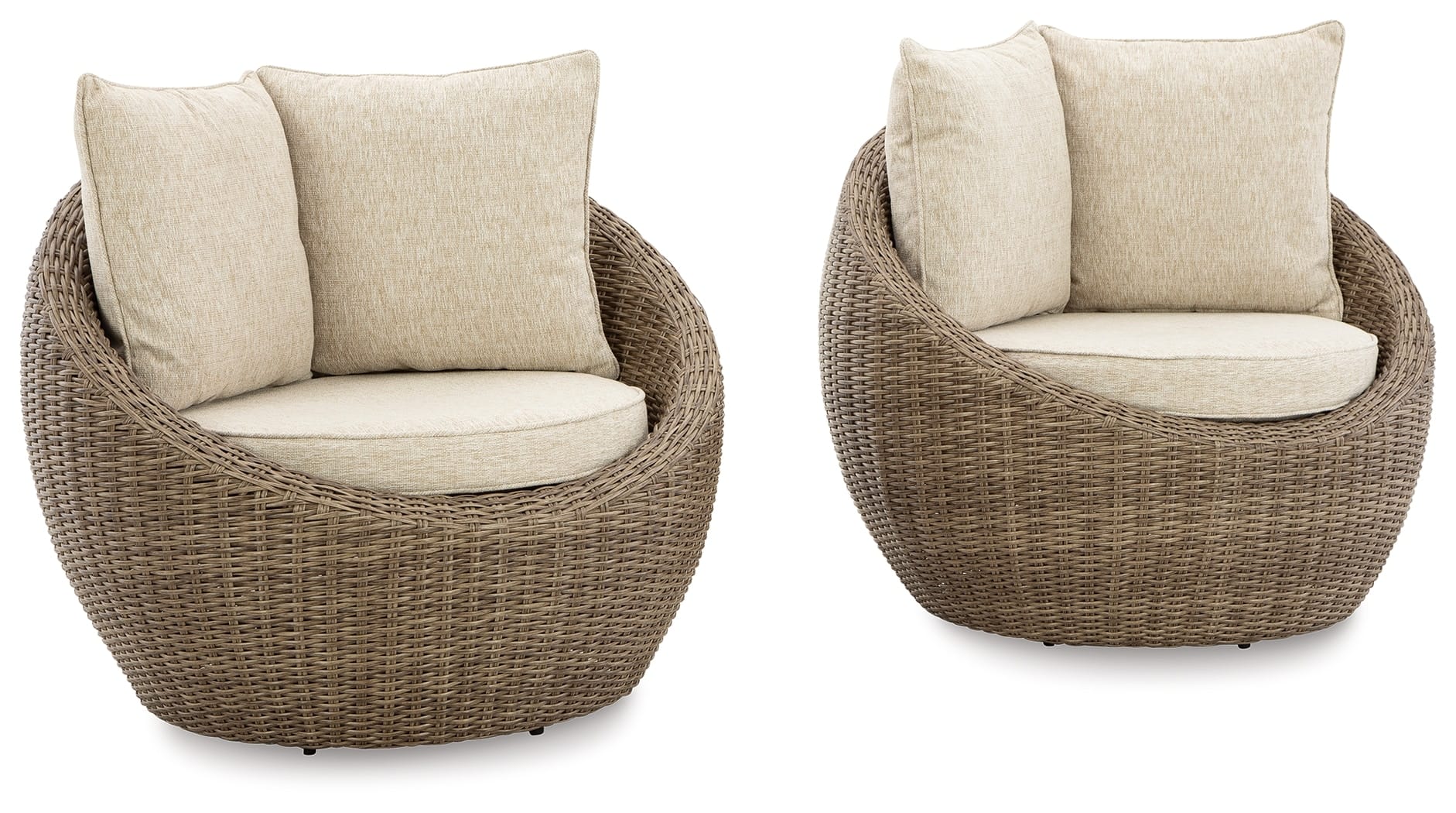 Ashley Outdoor/Patio Danson Swivel Lounge with Cus...