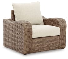 Ashley Outdoor/Patio Sandy Bloom Lounge Chair with Cushion P507-820