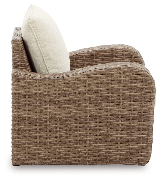 Ashley Outdoor/Patio Sandy Bloom Lounge Chair with Cushion P507-820