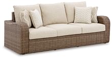 Ashley Outdoor/Patio Sandy Bloom Outdoor Sofa with Cushion P507-838