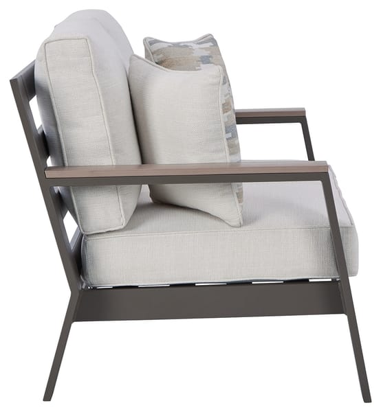 Ashley Outdoor/Patio Tropicava Outdoor Loveseat with Cushion P514-835